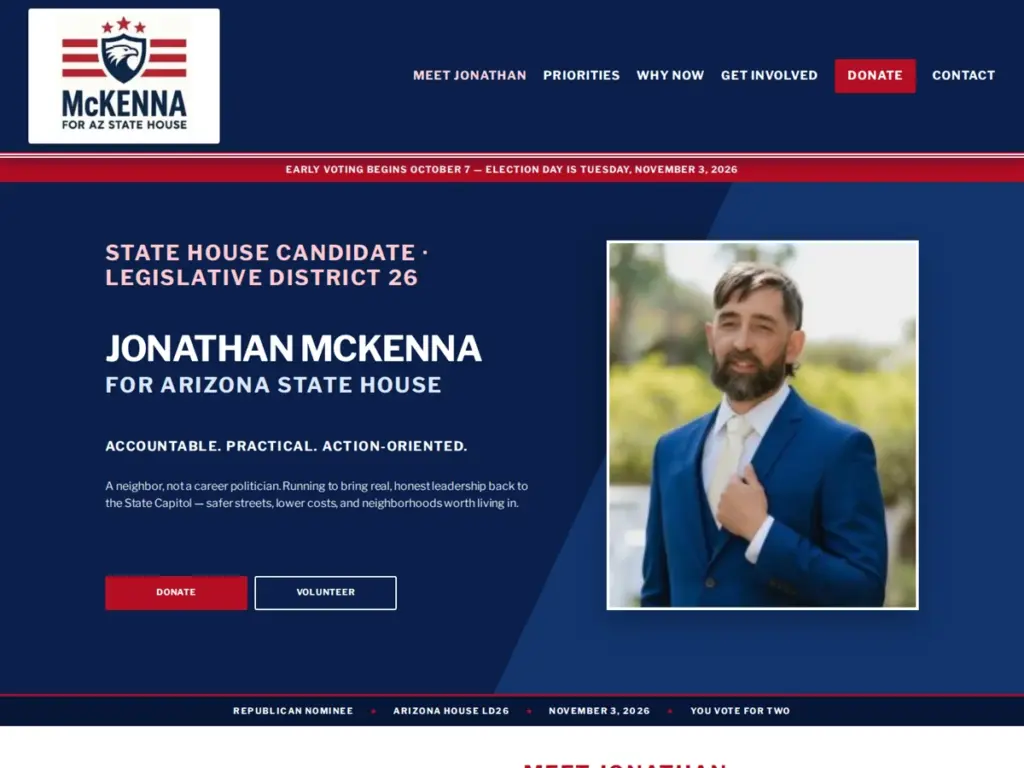 mckenna.vote — Website capture